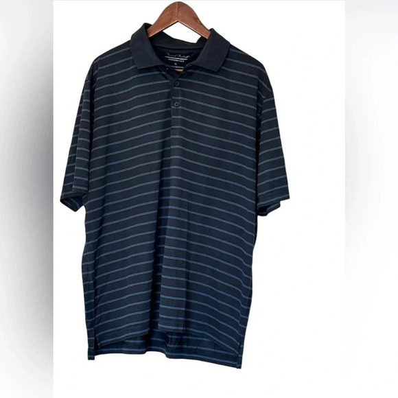 Daniel Bishop Performance Polo Navy / Light Blue size XL - Picture 1 of 5